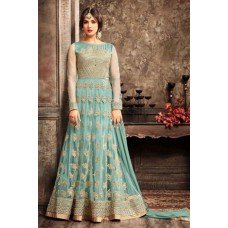 5103 TURQUOISE MAISHA JAWARIYA WEDDING WEAR BRIDAL LEHENGA